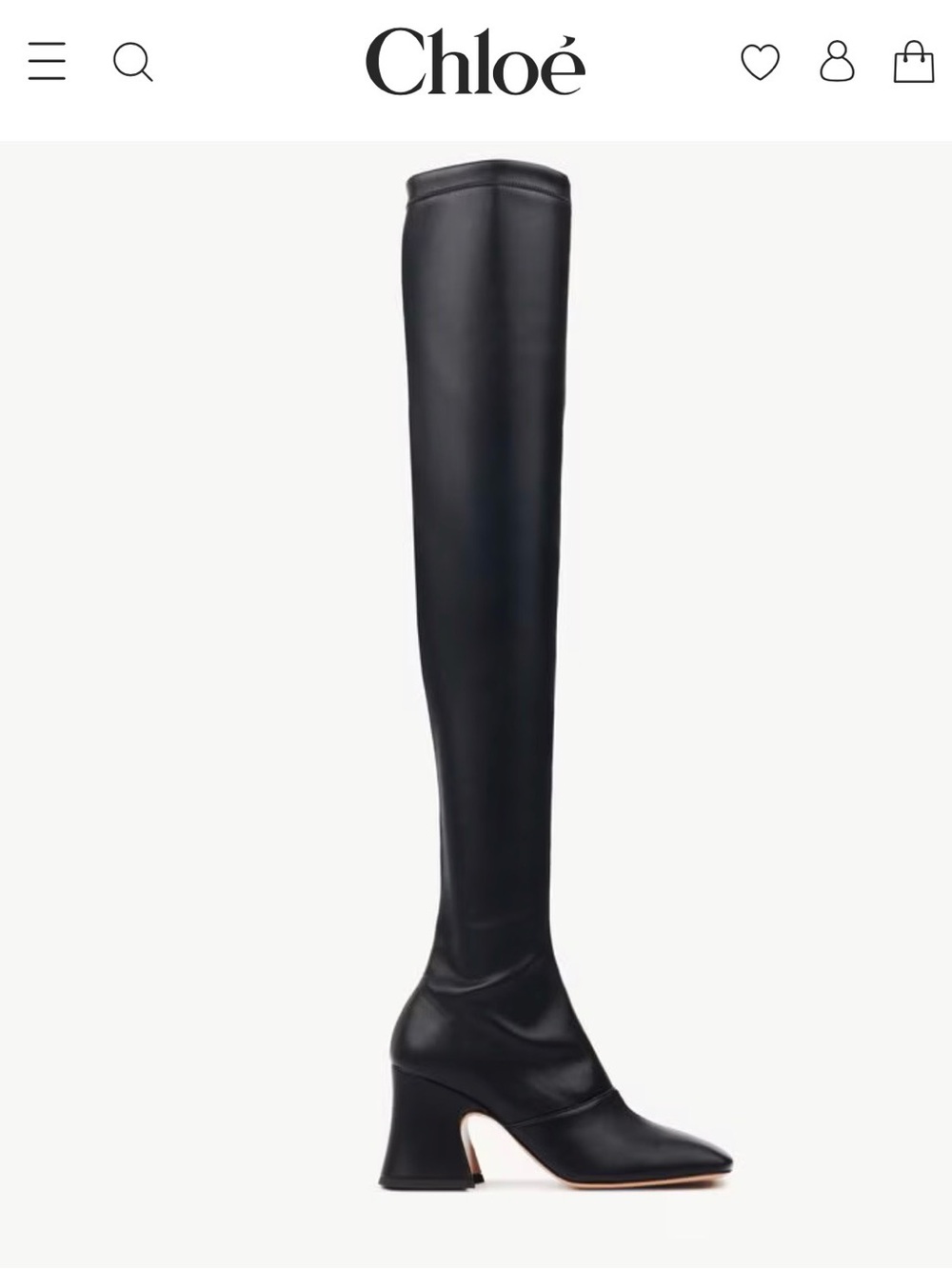 ✨ CHLOE Janis leather over-the-knee boots $1,795